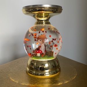 BATH AND BODYWORKS WATER GLOB PEDESTAL 3 WICK CANDLE HOLDER